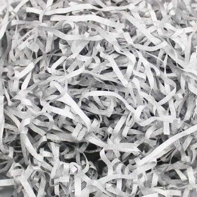 Alt view image 3 of 7 - LJY Silver Crinkle Paper Shreds, 100 g Gift Filler for Basket Filler