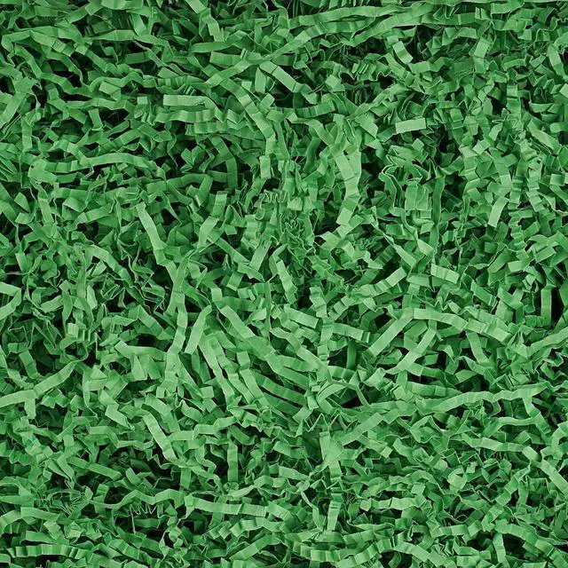 Main image of JIWINNER 4 oz Crinkle Paper Filler for Gift Wrapping, Green Shredded Paper For Gift Baskets, Crinkle Paper for Christmas Easter Wedding Birthday Craft Gift Boxes Bags Basket Filler Decoration