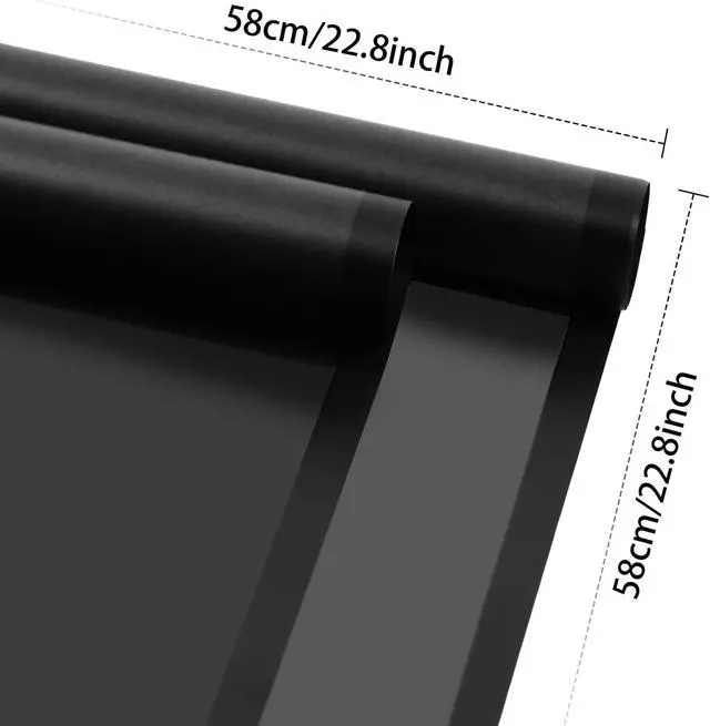 Alt view image 6 of 6 - DEWJDFSC 20 Sheets Flower Bouquet Wrapping Paper Floral Korean Black