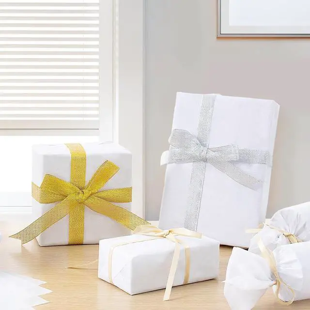 Alt view image 5 of 7 - Simetufy 115 Sheets White Tissue Paper for Gift Bags Packaging 14 x 20 Inch