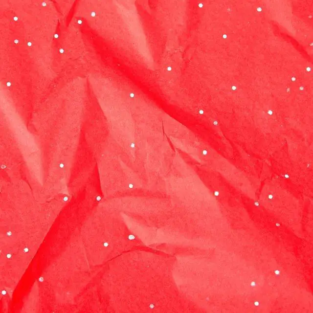 Alt view image 3 of 5 - SUNCOLOR 36 Sheets Glitter Red Tissue Paper for Gift Bags, 20 x 20 Inch Sparkling Tissue for Gift Wrapping, Crafts & Holiday Packaging