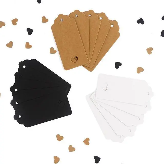 Alt view image 2 of 7 - Kraft Thank You Gift Tags with Jute Twine, Classic, 150 Count
