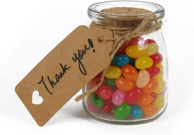Alt view image 3 of 7 - Kraft Thank You Gift Tags with Jute Twine, Classic, 150 Count
