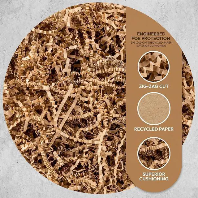 Alt view image 2 of 7 - KEYKEYSEACRO 5OZ Crinkle Cut Paper Shred Filler Shredded Tissue, Raffia Grass Paper Stuffing For Birthdays, Weddings, Boxes Bags, Basket Filler, Anniversaries,Gift Wrapping Filler Decoration