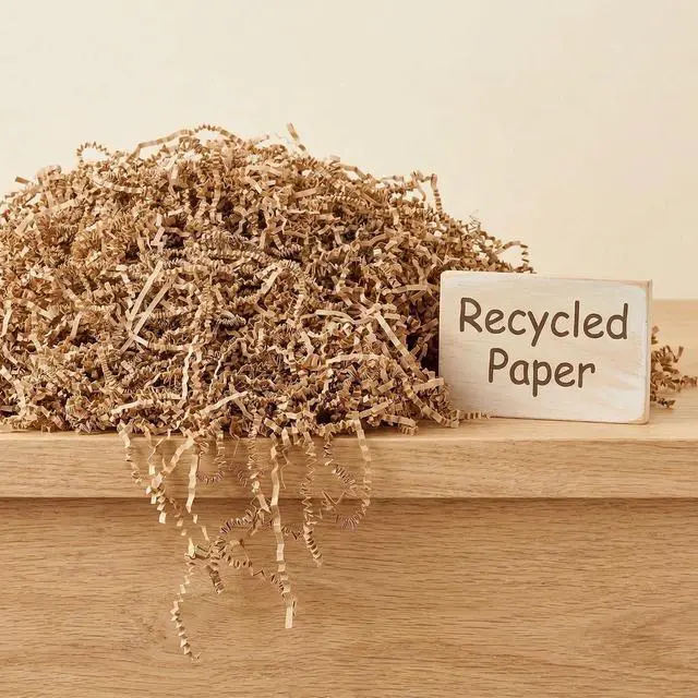 Alt view image 5 of 7 - KEYKEYSEACRO 5OZ Crinkle Cut Paper Shred Filler Shredded Tissue, Raffia Grass Paper Stuffing For Birthdays, Weddings, Boxes Bags, Basket Filler, Anniversaries,Gift Wrapping Filler Decoration
