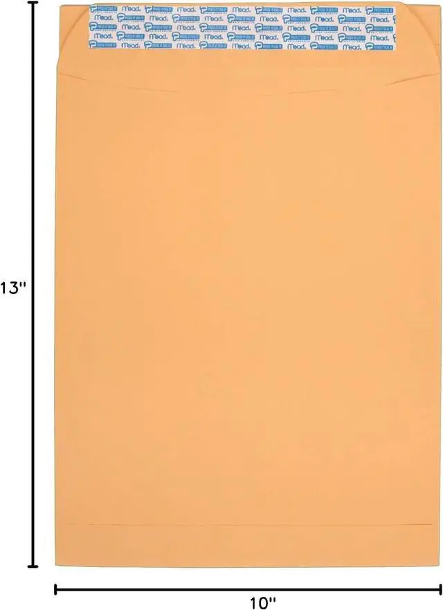 Alt view image 4 of 4 - Mead Press-It Seal-It Envelopes, 10 x 13 Inches, Office Pack 20 Count (76088)