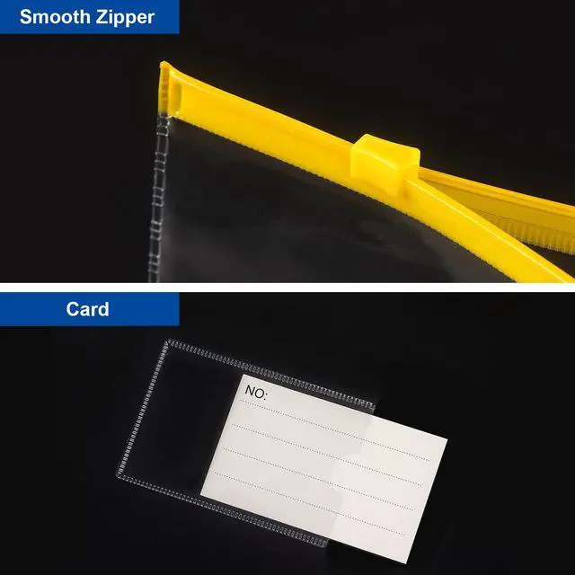 Alt view image 4 of 7 - Tamaki 10 Pack Plastic Envelope, Files Zipper Folders, 13 x 9.25 Inch