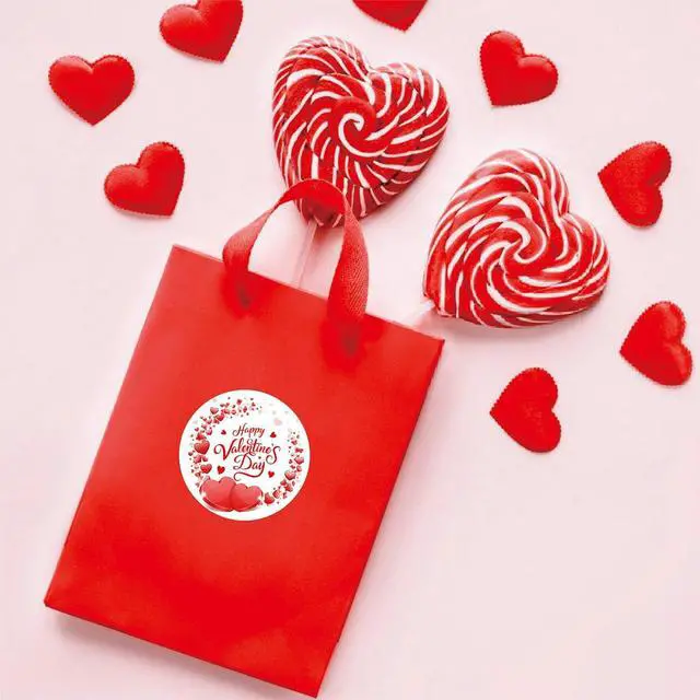 Alt view image 5 of 7 - Valentine's Day Gift Stickers 72pcs Valentine's Day Tags Sticker for Love Letters Sealing Gift Wrapping Signature Decoration