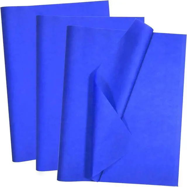Main image of 100 Sheets Blue Tissue Paper Artdly 14 x 20 Inches Blue Wrapping Paper Bulk for Weddings Birthday DIY Project Christmas