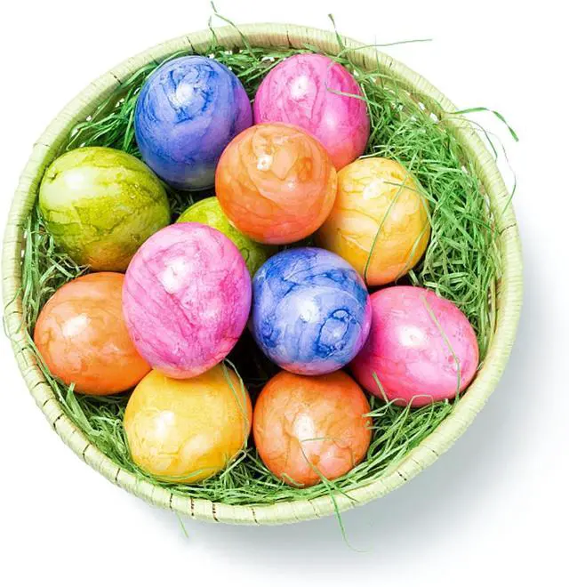 Alt view image 4 of 7 - Hikkcos 1/2 LB Easter Green Grass Large Pack Green Raffia Grass Recyclable Shred Paper for Gift Basket Filler Easter Party Decoration Wrapping Basket Filling