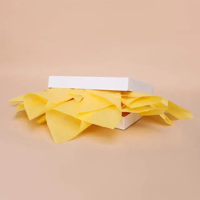 Alt view image 3 of 6 - SUNCOLOR 120 Sheets 20"x14" Yellow Tissue Paper for Gift Bags Packaging Glitter Art Tissue Paper for Crafts