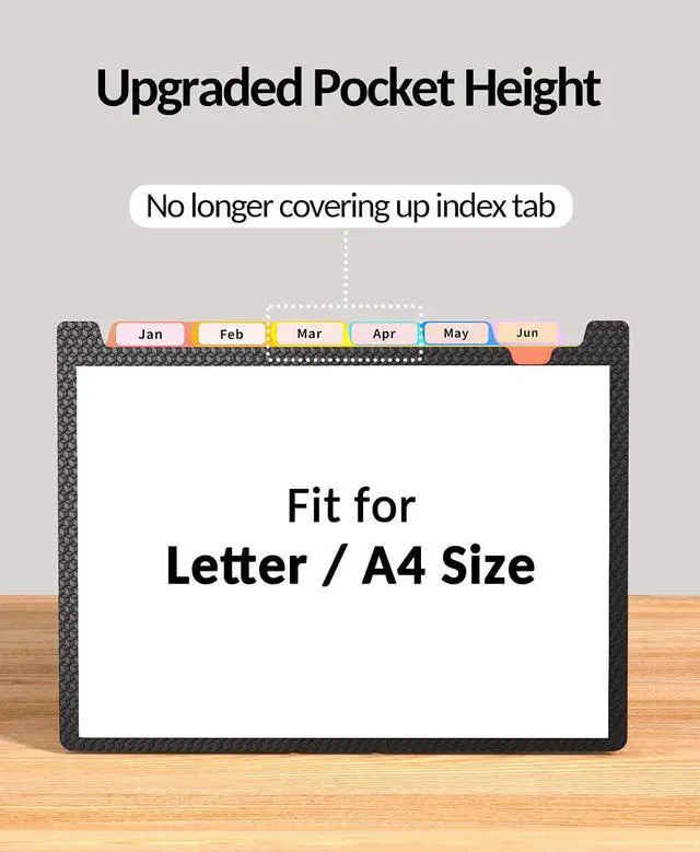 Alt view image 2 of 7 - Sooez Accordion File Organizer, 13-Pocket Expanding File Folder Letter Size