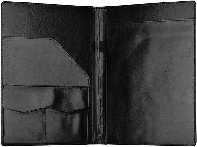 Alt view image 2 of 7 - Padfolio Portfolio Binder, Faux Leather Folio Folder Organizer, Black