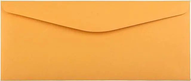 Main image of JAM PAPER #11 Envelopes - 4 1/2 x 10 3/8 - Brown Kraft Manila - 50/Pack