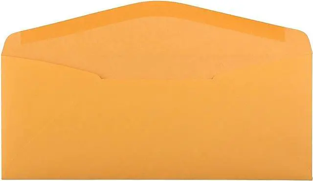 Alt view image 2 of 6 - JAM PAPER #11 Envelopes - 4 1/2 x 10 3/8 - Brown Kraft Manila - 50/Pack