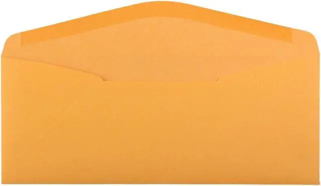 Alt view image 4 of 6 - JAM PAPER #11 Envelopes - 4 1/2 x 10 3/8 - Brown Kraft Manila - 50/Pack