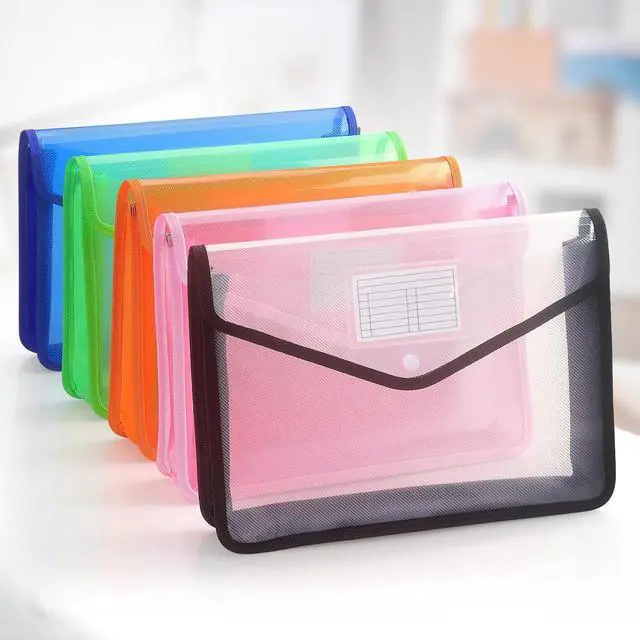Alt view image 7 of 7 - Tamaki Plastic Expanding File Folder, Fit Letter/A4 Size, Black, 1 Pack