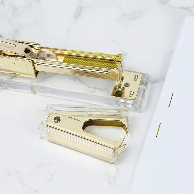 Alt view image 4 of 7 - NatSumeBasics Clear Staple Remover Pure Gold Stapler Remover Cute Yellow Puller Removers Tool for Home Office School Desk Accessories Gift (Yellow Gold)