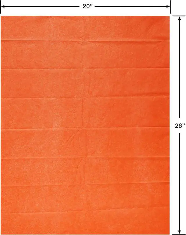 Alt view image 3 of 5 - Papyrus 8 Sheet 20 in. x 26 in. Orange Tissue Paper for All Occasions