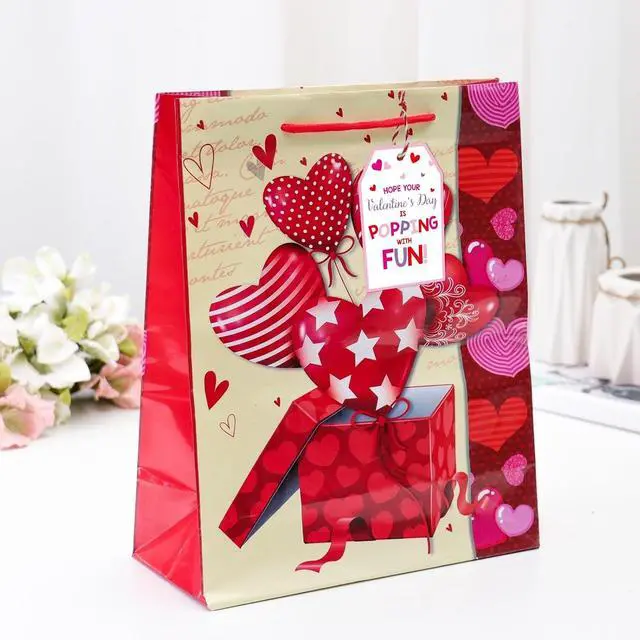 Alt view image 5 of 7 - Valentines Day Gift Tags with String, 50 PCS Valentines Tags