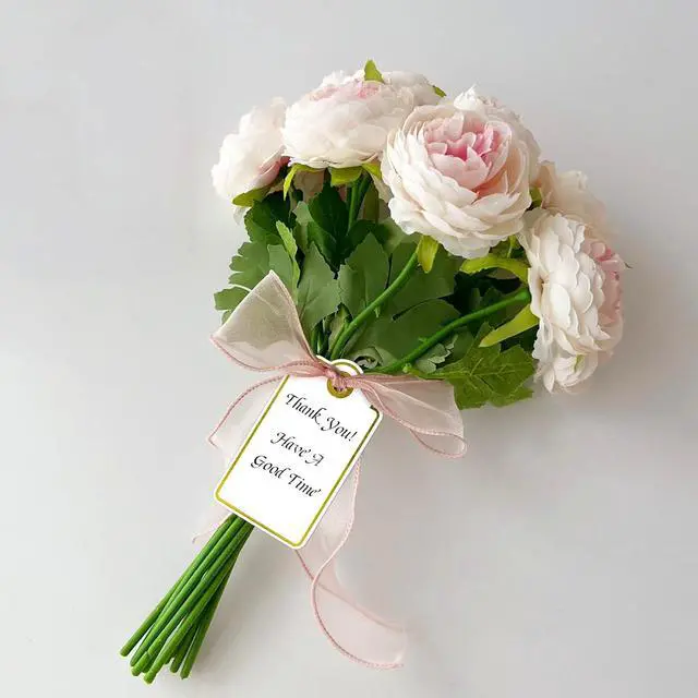 Alt view image 6 of 7 - Anwyll Gift Tags with String - 100 Pcs Gold Foil Gift Tags for Presents