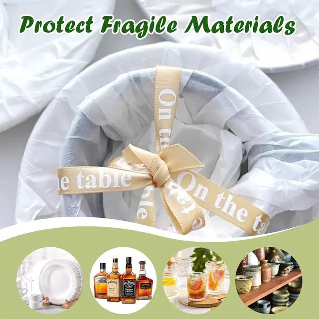 Alt view image 5 of 7 - TUXIYA 200 PCS White Tissue Paper Bulk,14"x20" Tissue Paper for Gift Bags