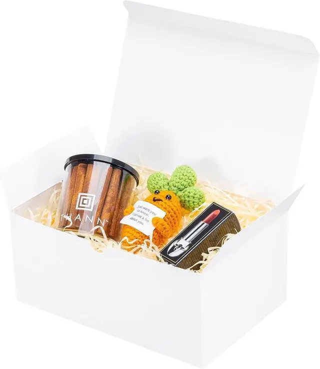Main image of UnicoPak 6 Pack 9x6x4 Gift Boxes White Gift Boxes with Lids for Presents White Boxes Bulk for Gifts Birthday Wedding Bridesmaid Proposal Valentine Holiday Christmas