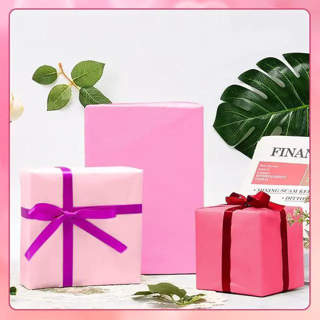 Alt view image 6 of 6 - 60 Sheets Tissue Paper for Gift Bags, Mixed Pink Wrapping Tissue Paper Bulk for Decoration DIY Art Crafts Birthday Wedding Packaging, 14 X 20 Inches