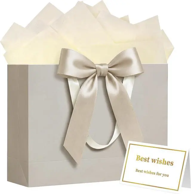 Main image of Laidans 13 Inch Large Gift Bag for Birthday, Baby Shower & Wedding