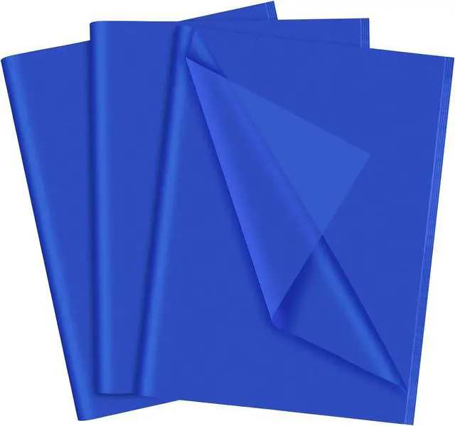 Main image of NEBURORA 60 Sheets Blue Tissue Paper Set Gift Wrap Paper(Blue)
