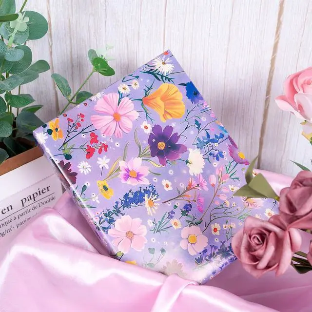 Alt view image 4 of 7 - Dtiafu Wildflower Wrapping Paper Roll for Her Mom Women Girls - Floral Design Gift Wrap for Birthday Wedding Holiday Bridal Shower Mothers Day Spring Summer(Total 28.5sq.ft)