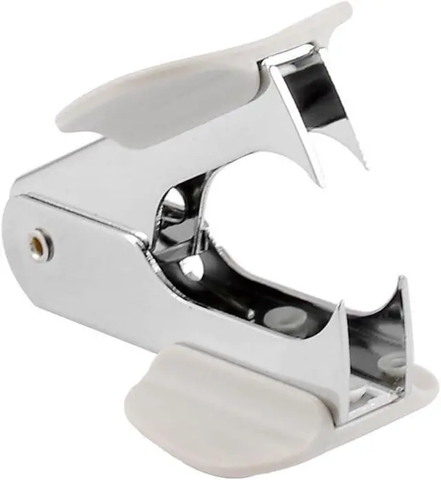 Alt view image 4 of 5 - Uxcell a13041200ux0072 Students Steel Jaw Style Staples Remover Puller White for 24/6 26/6 Staple