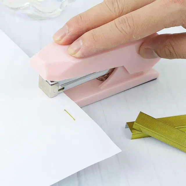 Alt view image 7 of 7 - NatSumeBasics 3000 Yellow Gold Staples 26/6 Standard Colored Staple Refill