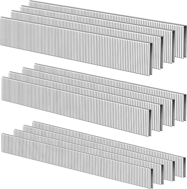 Main image of HW HAMWOO 18 Gauge Narrow Crown Staples,1/2",3/4",1":1200pcs