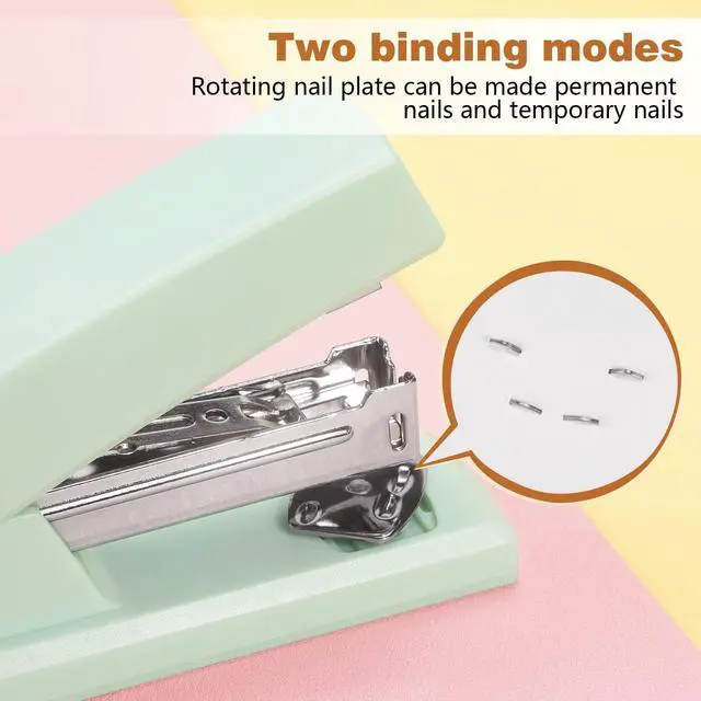 Alt view image 4 of 7 - Tamaki Stapler, Office Stapler, Small Staplers for Desk, Green