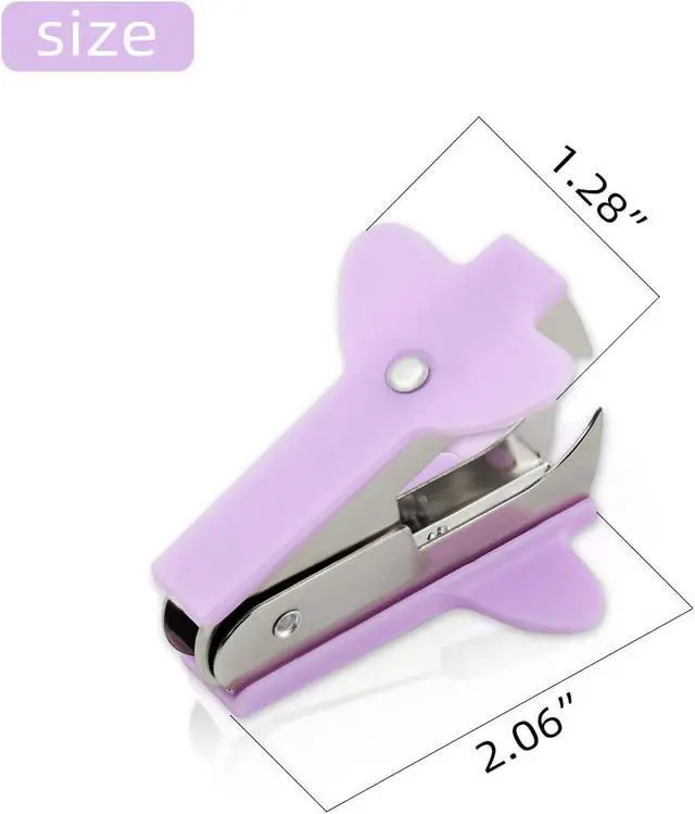 Alt view image 6 of 7 - 3 Pack Staple Remover Stapler Puller Remover Stapler Remover Tool for Home Office School Office Staple Removers Staple Removal Set Pinch Jaw Style Staple Remover Tool (Pink Purple Green)