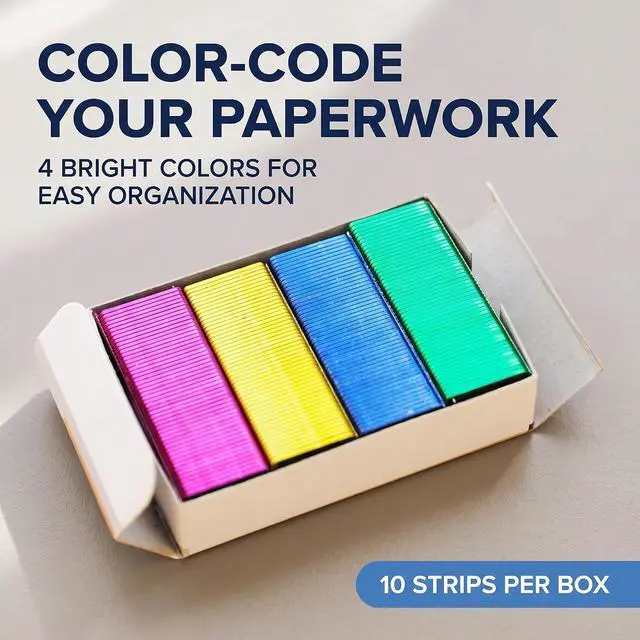 Alt view image 2 of 7 - 800Pcs Mini Color Staples DIY Shop Stapler Refills Standard Book Staple Mini Color Staples Office Staple(24/6mm)