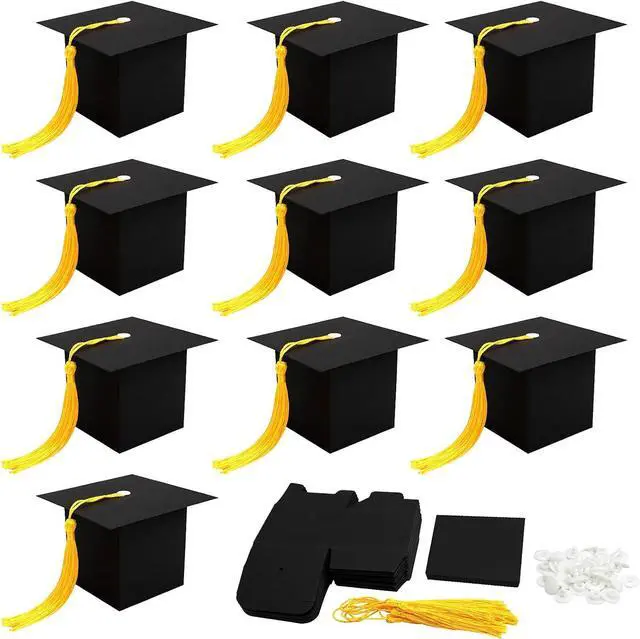 Main image of ZMCINER 30 PCS Graduation Cap Candy Box Graduation Cap Gift Boxes for Graduation Favors 2026