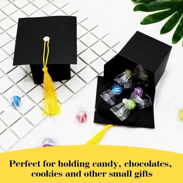Alt view image 5 of 7 - ZMCINER 30 PCS Graduation Cap Candy Box Graduation Cap Gift Boxes for Graduation Favors 2026