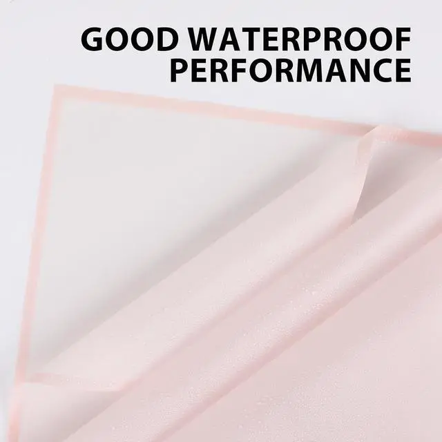 Alt view image 4 of 6 - 20 Sheet Flower Wrapping Paper-Waterproof Bouquet Paper (Translucent Pink)