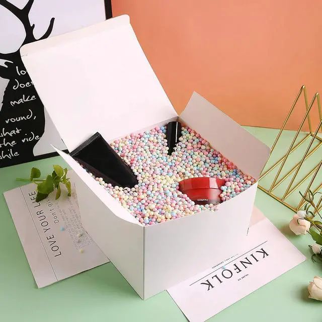 Alt view image 4 of 7 - SHIPKEY 10 Pack White Cardboard Gift Boxes with lids |4x4x4inch Square Boxes | Small Gift Boxes Suitable for Party, Wedding, Christmas, Holidays, Birthdays and All Other Occasions