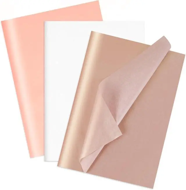 Main image of Larcenciel Tissue Paper Gift Wrap, 30 Pcs Girly Pearlescent Pink Tissue Paper for Gift Bags Bulk, Delicate Glitter Wrapping Art Packaging for Birthdays, Weddings, Anniversaries, Crafts, 19.7x13.8inch