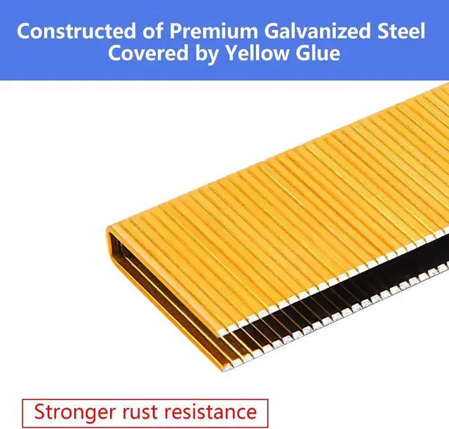 Alt view image 3 of 5 - 18 Gauge 1/4 Inch Norrow Crown Staples 1/2",3/4",1",1200-Pack