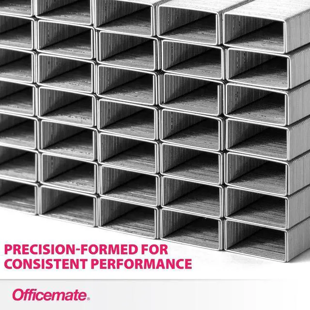 Alt view image 2 of 7 - Officemate OIC Chisel Point Staples - 5000 Count, 20 Sheet Capacity, 1/4-Inch Leg Length, School Supplies and Office Supplies for Standard Stapler Applications