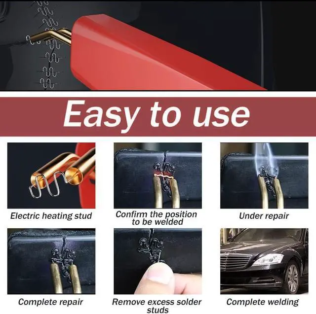 Alt view image 3 of 6 - DLronwey Plastic Welding Staples 1000 pcs,2 Types Hot Staples for Decoration,Auto Repair,Architectural Modelling,Toy Manufacturing,Etc.