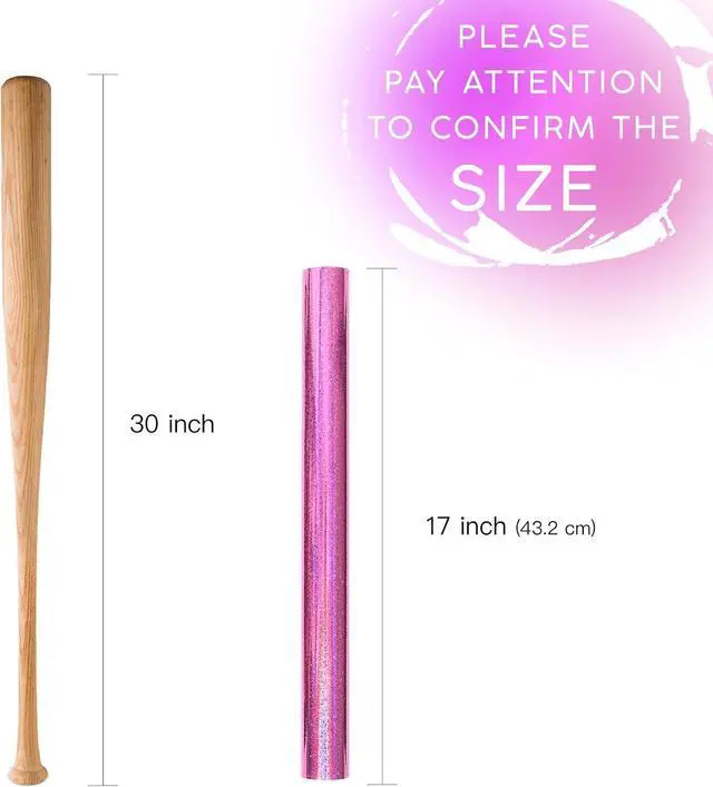 Alt view image 3 of 7 - WRAPAHOLIC Pink Wrapping Paper Roll - Mini Roll - 17 Inch x 16.5 Feet - Metallic Holographic Star Wrapping Paper for Birthday, Wedding, Baby Shower, Bridal Shower, Christmas