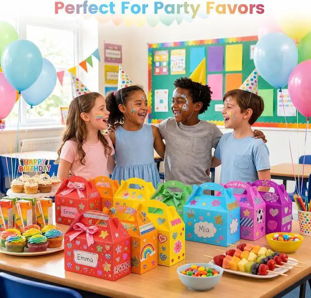Alt view image 5 of 6 - VGOODALL Party Favor Boxes 16 Pack, 8 Assorted Colors