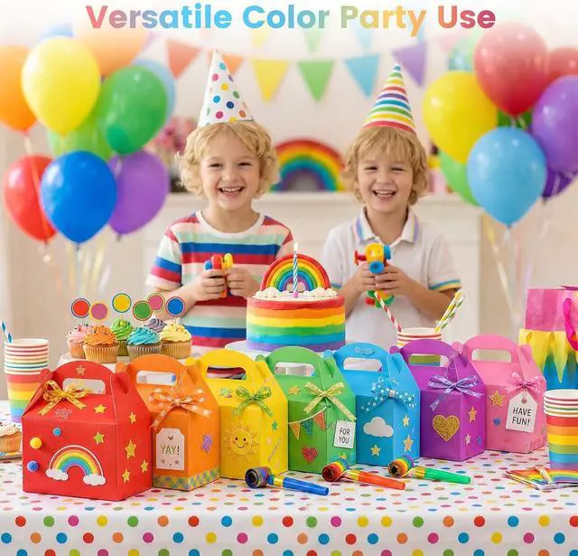 Alt view image 6 of 6 - VGOODALL Party Favor Boxes 16 Pack, 8 Assorted Colors