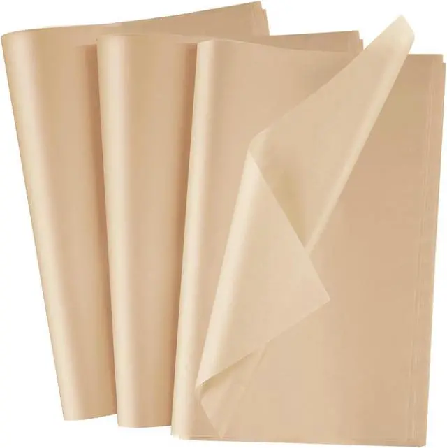 Main image of NEBURORA 100 Sheets Kraft Wrapping Tissue Paper Gift Bag Decorative