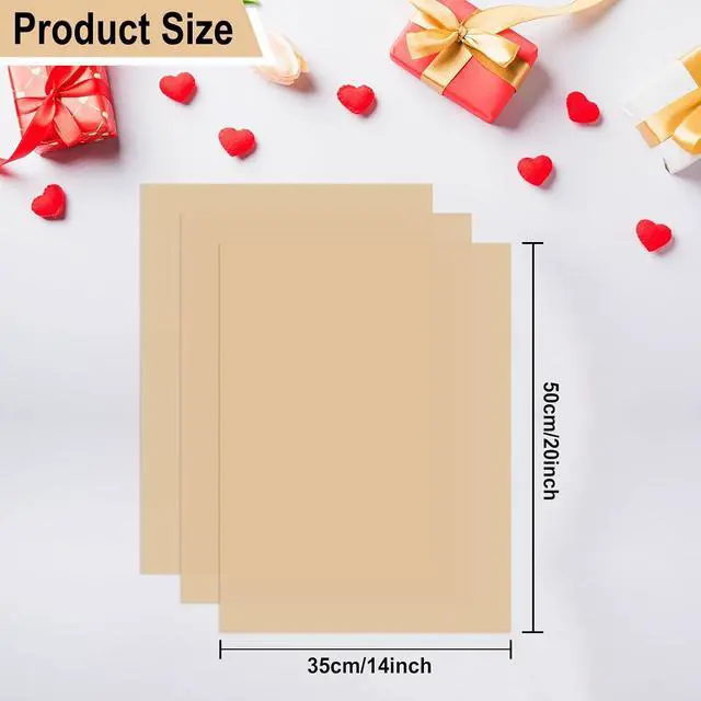 Alt view image 2 of 6 - NEBURORA 100 Sheets Kraft Wrapping Tissue Paper Gift Bag Decorative